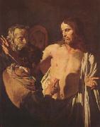 Gerrit van Honthorst The Incredulithy of St Thomas (mk08) oil painting reproduction